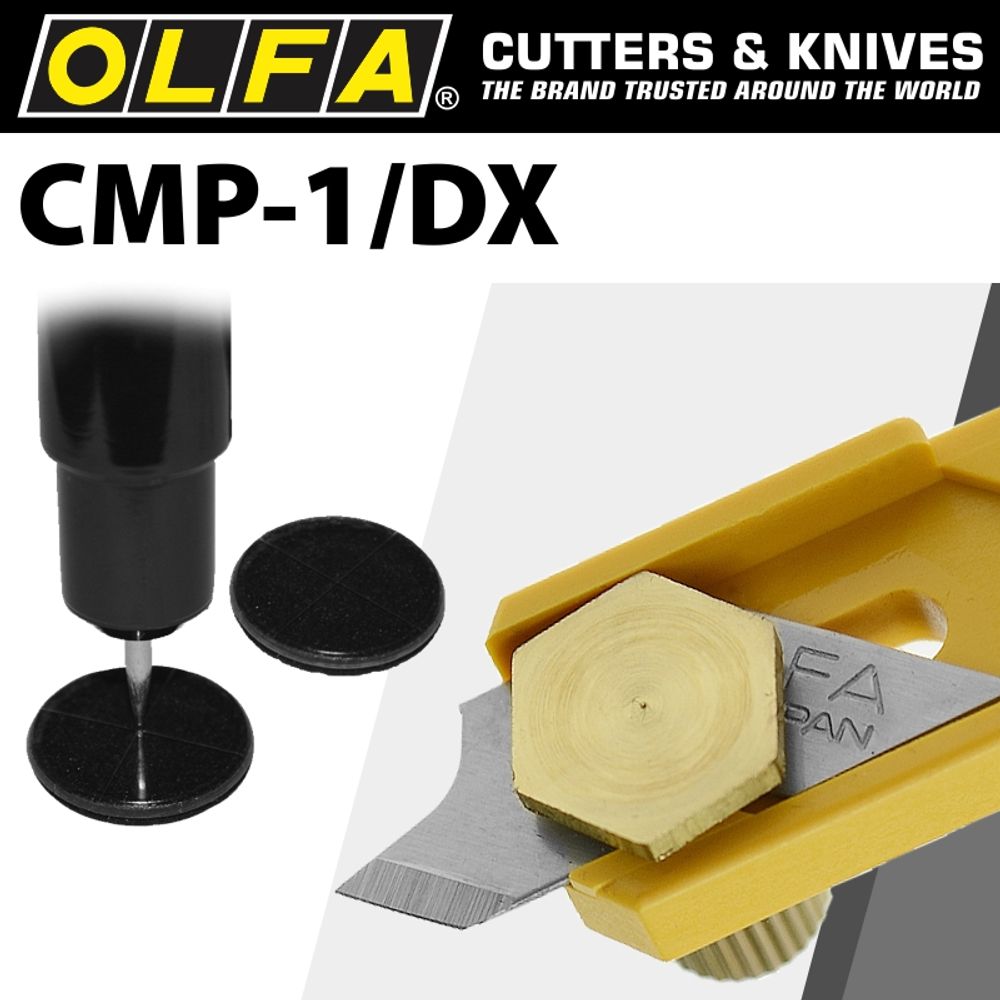 OLFA Compass Cutter With Ratchet & 10 Spare Blades